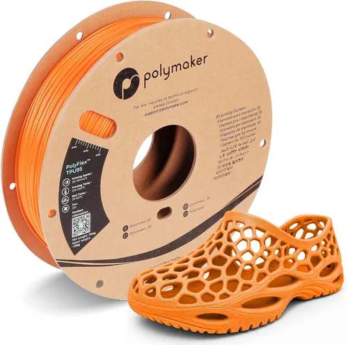 Vista 11 de Polymaker Filamento TPU 0.07 in 90A Flexible 1.65 lbs, Negro 111 - 1.75 mm 1.65 lbs Tpu90 Negro (Código hexagonal: #16161a)