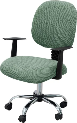 Vista 21 de MIFXIN - Fundas elásticas para silla de oficina de Jacquard, 2 piezas para sillas de escritorio o de la computadora, protector universal