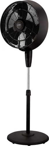 Vista 2 de SPT Ventilador de nebulización oscilante de 18″ NEGRO 18 PULGADAS