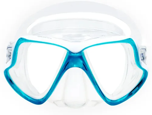 Vista 3 de Mares Adult Combo Wahoo Snorkeling Gear Set, Double-Lens Wide Vision Mask, Ergonomic Fiji Snorkel w/Flexible Tube & Silicone Mouthpiece, 411745