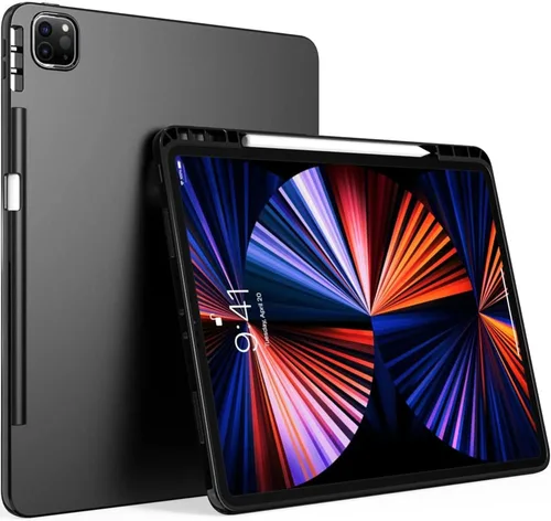 Vista 22 de Puxicu Funda para iPad mini 1 2 3, diseño delgado mate TPU goma suave TPU cubierta protectora para 7.9 "iPad mini funda 1ª 2ª 3ª generación, negro
