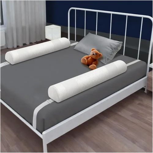 Vista 7 de Asatdd Riel de cama para niños pequeños, riel protector de cama, riel de cama de espuma viscoelástica suave para camas individuales, matrimoniales