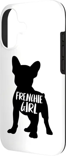 Vista 2 de Funda para iPhone 17 con diseño de bulldog francés con diseño divertido de Frenchie Girl