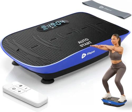 Vista 11 de Lifepro CosmoPlate/VibranceX Vibration Plate with Bluetooth or LED Models Oscillation Motor, Remote Control, Non-Slip Surface & Feet — Vibration
