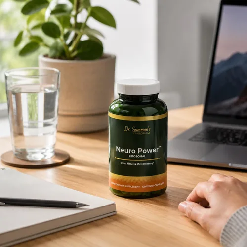 Vista 8 de Neuro Power - Liposomal - Apoyo Integrativo del Dr. Gumman para el cerebro, los nervios y la mente
