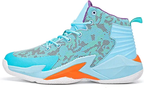 Vista 2 de CJSPORX Men Women Basketball Shoes Breathable Non Slip Outdoor Fashion Sneakers
