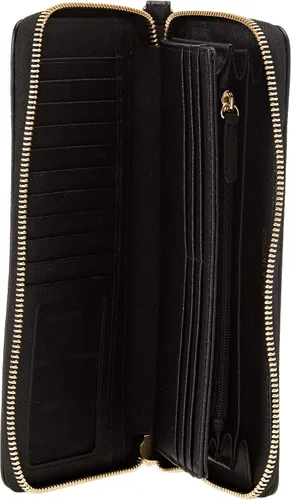 Vista 4 de MICHAEL Michael Kors Mercer Continental - Cartera para mujer color negro talla única
