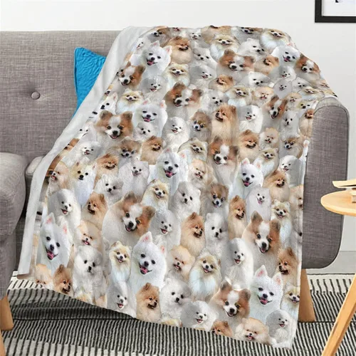 Vista 24 de Airedale - Manta de regalo para perro, linda manta de franela estampada para cama, sofá, sofá