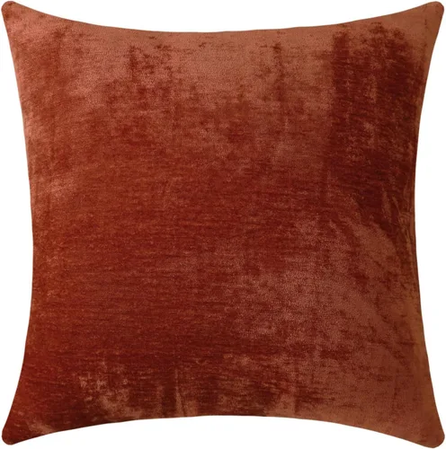 Vista 35 de Jeneoo - Fundas de almohada decorativas rojas brillantes de chenilla suave, fundas de cojín cómodas y sólidas para sofá de sala de estar
