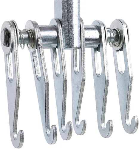Vista 5 de Herramienta Extractora de Abolladuras de Garra Metálica de 6 Dedos, Gancho de 6 Garras de Servicio Pesado para Extractor de Reparación