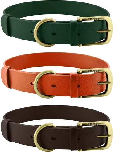 Vista 8 de Tuff Pupper Collar para Perro Clásico Resistente 10 Veces Más Fuerte que el Cuero Collar para Perro 100% Impermeable y Libre de Olores