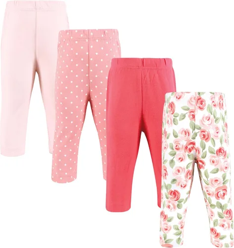 Vista 28 de Hudson Baby - Pantalones y leggings unisex de algodón para bebé 2-Rosa Negro