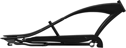 Vista 11 de MICARGI Marco de acero elástico Cruiser de 26 pulgadas y protector de cadena para posavasos de 1/3/7 velocidades/freno de disco multicolor