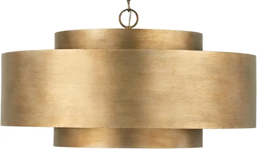 Vista 10 de Capital Lighting 439061ML Jude - Colgante geométrico moderno de metal llamativo, 6 luces, 360 vatios totales, 16 pulgadas de alto x 32 pulgadas