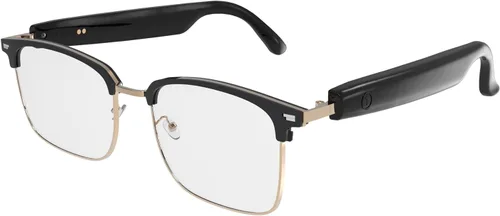 Vista 11 de Xmenha Gafas inteligentes con Bluetooth para mujer, altavoz de audio, lentes Bluetooth con altavoces, gafas de sol inteligentes de cristal azul