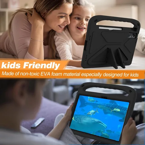 Vista 4 de Funda protectora para Xiaomi Redmi Pad SE de 11 pulgadas lanzada 2023 para niños, ligera, de EVA, a prueba de golpes, funda protectora resistente a