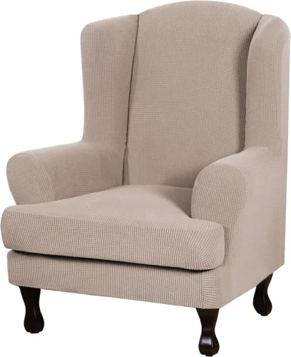 Vista 36 de H.VERSAILTEX - 2 fundas protectoras de licra suave Jacquard para respaldo de silla, lavable a máquina