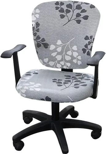 Vista 20 de Jinzio Funda para silla de oficina de computadora, tela protectora dividida y elástica, de poliéster, universal, para escritorio, para silla