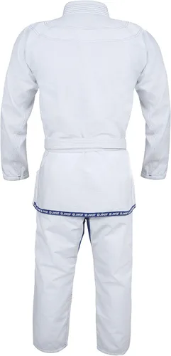 Vista 6 de Jiu Jitsu Gi brasileño BJJ Gi para hombres y mujeres Grappling gi Uniforme Kimonos ligero, preencogido, con cinturón blanco