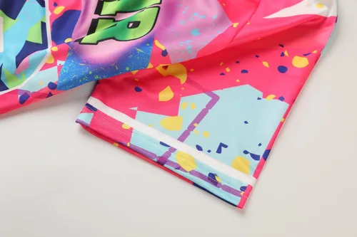 Vista 7 de XSFX Disfraces de los años 90 para mujer, camiseta de béisbol Bel Air, trajes de hip hop para fiesta club y pub