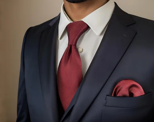 Vista 2 de S&W SHLAX&WING Conjunto de corbata de color sólido y pañuelo de bolsillo para hombre