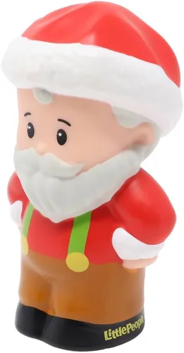 Vista 5 de Figura de repuesto para Fisher-Price Little People Christmas Home - X4189 ~ Figura de repuesto de Papá Noel