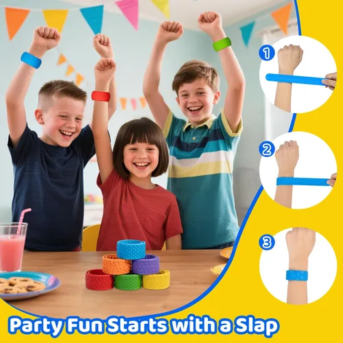 Vista 5 de Pulseras texturizadas – 6 juguetes sensoriales de silicona para niños, adolescentes y adultos – Herramientas calmantes para autismo, TDAH, ansiedad
