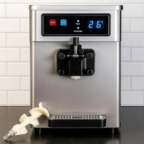 Vista 5 de Beater Rod Ice Cream Maker Fitting Scraper Auger Recambios Para Vevor Para YKF Soft Serve Machine