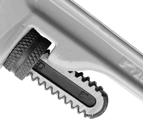 Vista 4 de DURATECH Llave de tubo recto de aluminio de 8 pulgadas de servicio pesado, ajustable, forjada por goteo, supera el estándar GGG