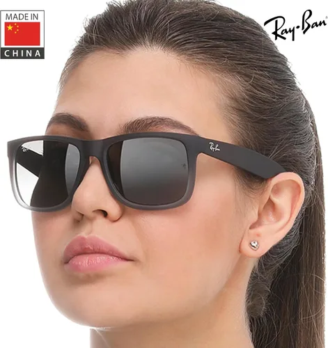 Vista 38 de Ray-Ban RB4165 JUSTIN CLASSIC - Gafas de sol de forma cuadrada con kit oficial de gafas
