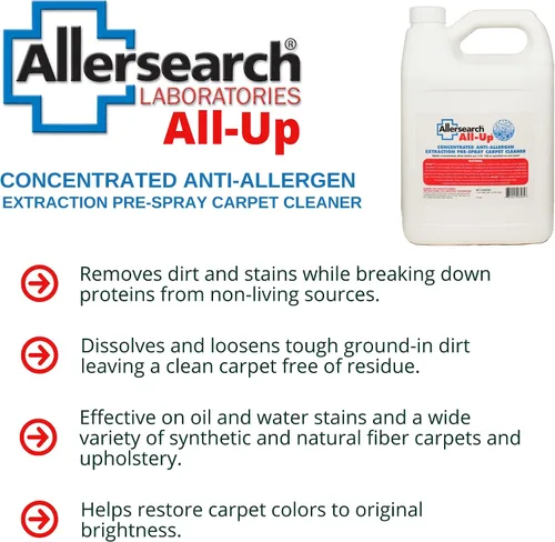 Vista 4 de Allersearch All-Up - Spray concentrado antialérgico para alfombras, 1 galón (128 onzas)