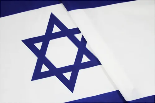 Vista 2 de Bandera de Israel 3x5ft Poly