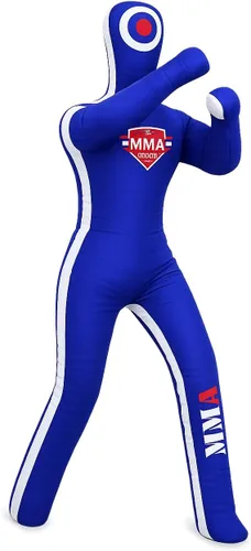 Vista 14 de Muñeco Infantil de Grappling de Pie - Sin Relleno – Muñeco de Entrenamiento para Lucha, Jiu-Jitsu, Artes Marciales Mixtas con Brazos y Piernas Negro