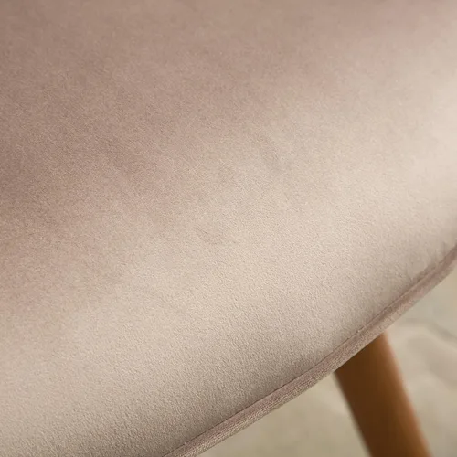 Vista 10 de Roundhill Furniture - Silla decorativa doarnin contemporánea de terciopelo sedoso con respaldo de botones, Tela, Chocolate