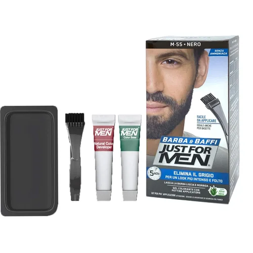 Vista 16 de JUST FOR MEN Gel de color para bigote y barba M-45, marrón oscuro 1 cada uno (paquete de 2)