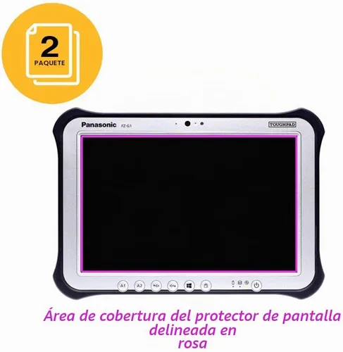 Vista 3 de JAVOedge Protector de pantalla para Panasonic ToughPad FZ-G1 (2 unidades)