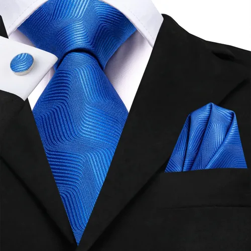 Vista 100 de Dubulle Corbata tejida de cachemira para hombre y gemelos de pañuelo para hombre, conjunto de gemelos para boda formal y negocios