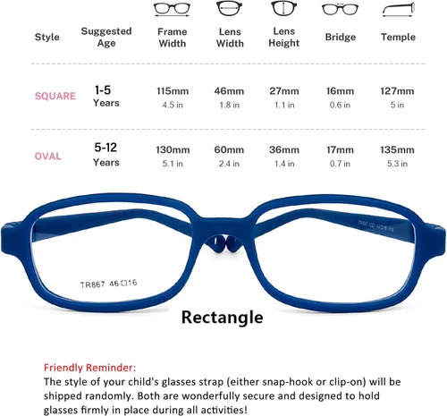 Vista 40 de AQWANO Children Optical Glasses Frame tr90 Flexible Bendable One-piece Safe Eyeglasses Girls Boy