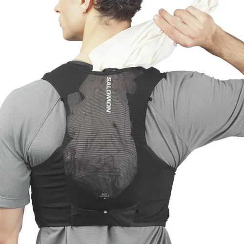 Vista 10 de Salomon ADV HYDRA VEST 4 Paquete de hidratación para correr Negro