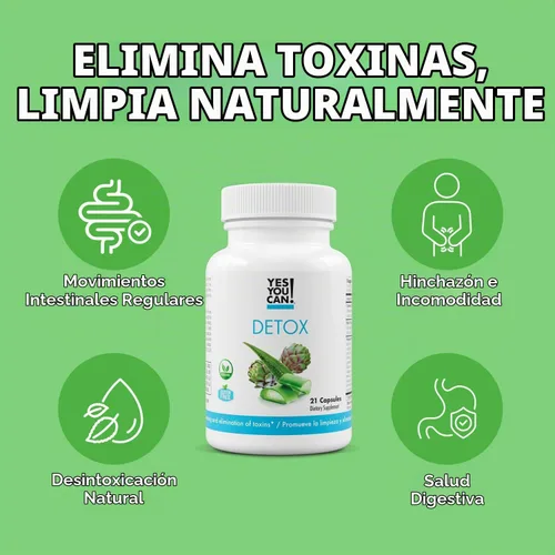 Vista 3 de Yes You Can! Píldoras naturales de desintoxicación, limpieza diurética, 21