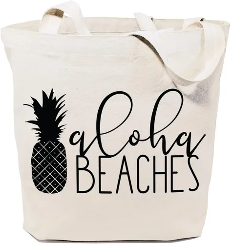 Vista 56 de The Cotton & Canvas Co. Playa, comestibles, mercado de agricultores, compras y viajes, bolsa de hombro reutilizable