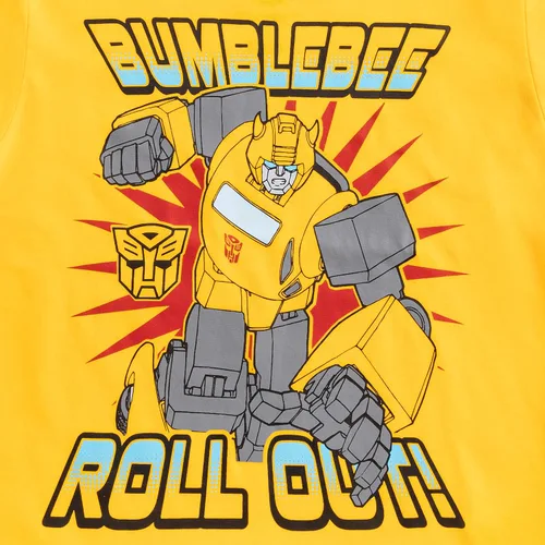 Vista 6 de Transformers Hasbro - Paquete de 3 camisetas de manga corta para niños pequeños