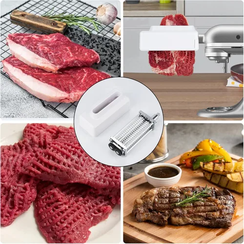 Vista 5 de Ablandador de carne para batidora de pie KitchenAid, ablandadores de carne, no más mermeladas y ablanda la carne más suavemente y cocina sin esfuerzo