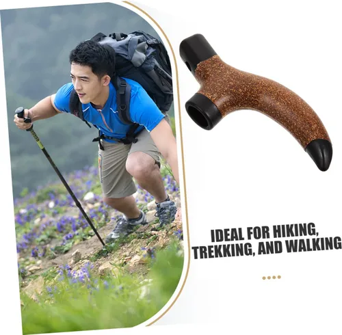 Vista 3 de Generic 3pcs Cork Handle Replacement for Walking Sticks Ergonomic Grip Accessories for Hiking and Trekking Poles Comfortable Fit Compatibility