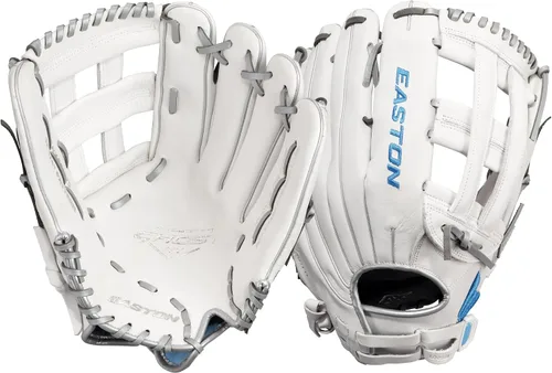 Vista 15 de Easton Ghost NX Fastpitch Softball Glove Blanco / Berry Cesta de red de 2 piezas