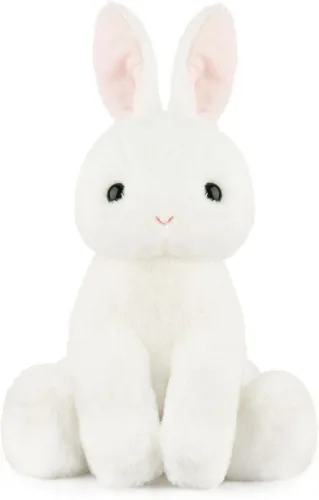 Vista 12 de WEIGEDU Animal de Peluche Relleno Conejito de 17.3 Pulgadas para Niños, Niñas y Bebés - Regalo Perfecto para Cumpleaños, Pascua y Navidad