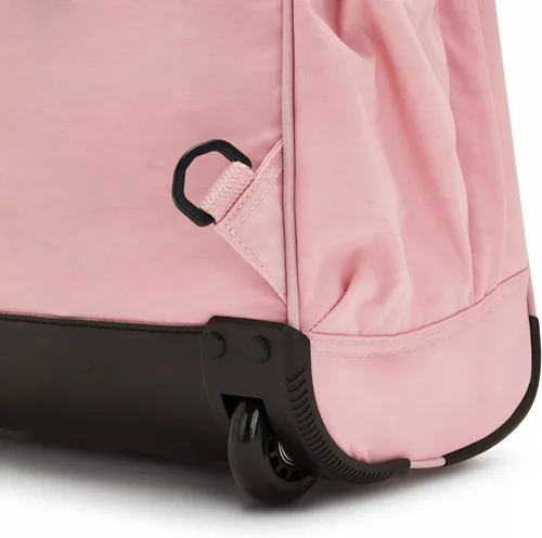 Vista 5 de Kipling Mochila grande con ruedas Gaze para mujer, duradera, con correas de hombro ajustables, bolsa de nailon para libros