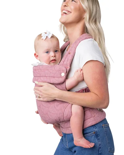 Vista 13 de Mabē Monarch Portabebés Ergonómico – Portabebés de Algodón Premium de Estructura Suave para Recién Nacidos a Niños Pequeños con Diseño Saludable