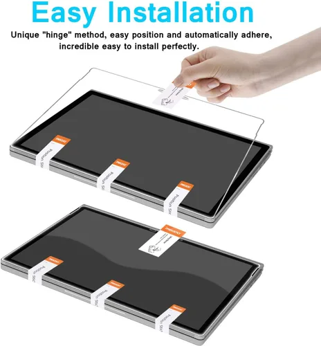 Vista 7 de Megoo [Paquete de 2] Protector de pantalla para Microsoft Surface Book 3 de 15 pulgadas (versión 2020), vidrio templado, protector de pantalla