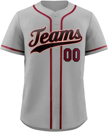 Vista 12 de Camisetas de béisbol personalizadas para hombres, mujeres, niños, camisetas con botones, personalizadas, número de nombre impreso o cosido